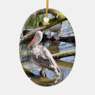 PELICANS KERAMISCH ORNAMENT