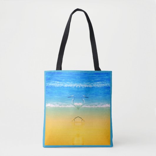Pelicans Love On The Beach  Tote Bag (Voorkant)