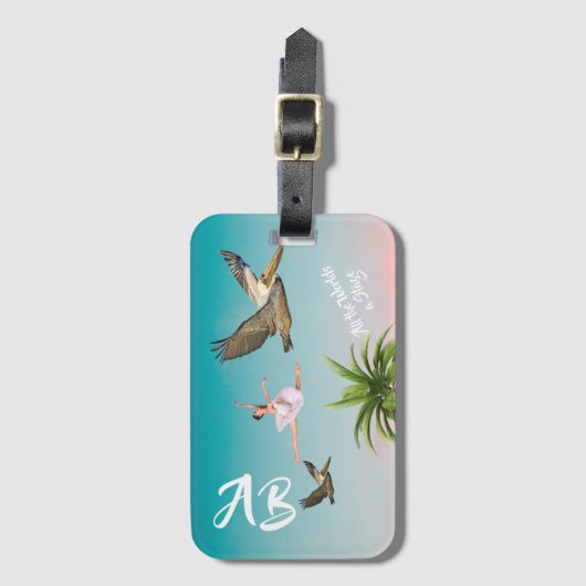 Pelicans Palm Beach Sky Bagagelabel (Voorkant (verticaal))