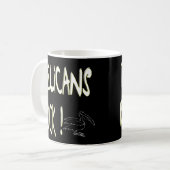 Pelicans Rock! Mok (Voorkant links)