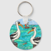 Pelicans Sleutelhanger (Voorkant)