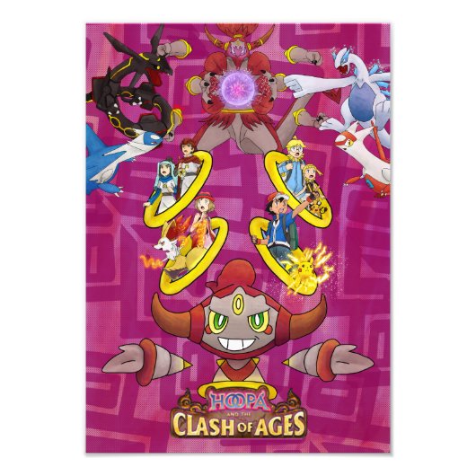 Pelicula de hoopa POKEMON Foto Afdruk (Voorkant)