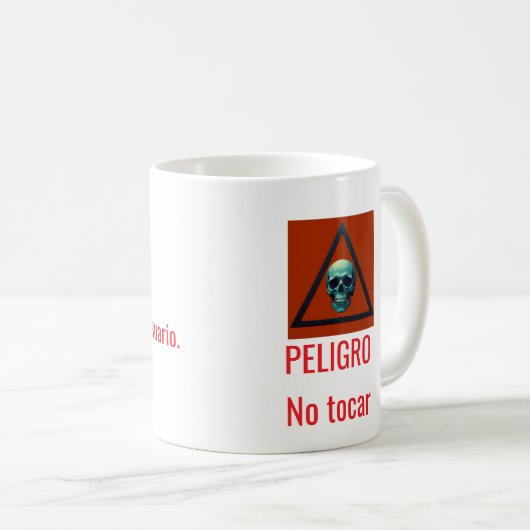 Peligro Koffiemok (Voorkant rechts)
