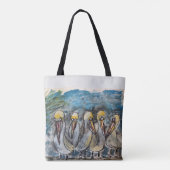 Pelikaan Boodschappentas Tote Bag (Achterkant)