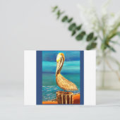 PELIKAAN BRIEFKAART (Staand voorkant)