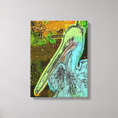 PELIKAAN CANVAS AFDRUK (Voorkant)