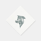 pelikaan-cocktailservet servet (Hoek)