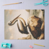  pelikaan decoupage tissuepapier (Craft)