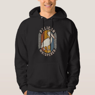 Pelikaan Fluisteraar Vintage Klassieker Retro Dier Hoodie