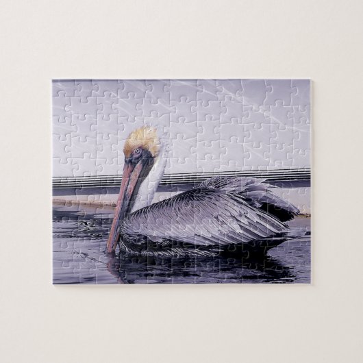 Pelikaan Glijdend Legpuzzel (Horizontaal)