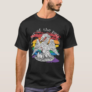 Pelikaan Houtsnede Trots T-shirt