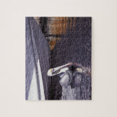 Pelikaan in het water legpuzzel (Verticaal)