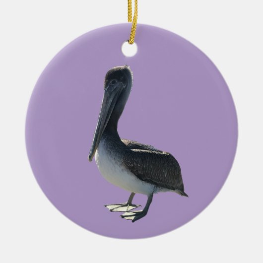 Pelikaan Keramisch Ornament (Voorkant)