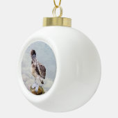Pelikaan Kust Kerst Ornament – Strandvogel (Rechts)
