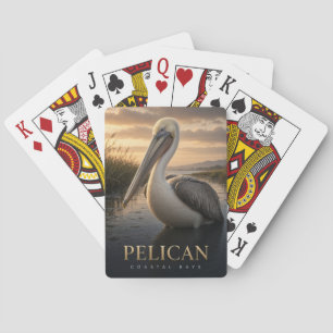 Pelikaan Kustbaaien Wilde Dieren DIER Pokerkaarten