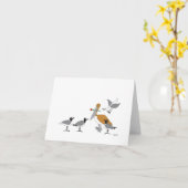 Pelikaan & Meeuwen Sweet Kaart (Gele Bloem)