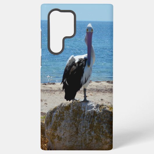 Pelikaan Met De Blik Samsung Galaxy Hoesje (Achterkant)