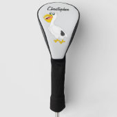 Pelikaan ontwerp golfheadcover (Voorkant)