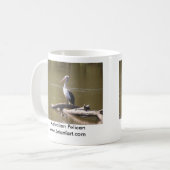 pelikaan op de stump, koffiemok (Voorkant links)