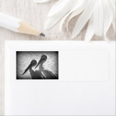 Pelikaan Pals in Zwart Etiket (Insitu)