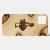 Pelikaan Rustiek Case-Mate iPhone Case (Achterkant (horizontaal))