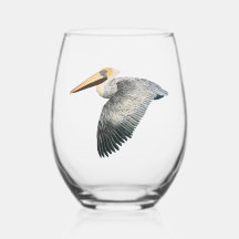 Pelikaan Stemless wijnglas