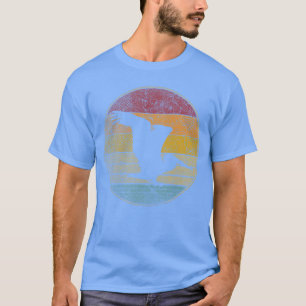 Pelikaan Vogel Zon Retro Vintage 80s Cadeau Beachr T-shirt