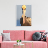 Pelikaanhouding Canvas Afdruk (Insitu (Woonkamer))
