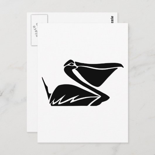 pelikaans pelikaans briefkaart (Voorkant / Achterkant)