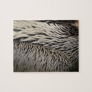 Pelikaanveren Abstracte Natuurfotografie Legpuzzel
