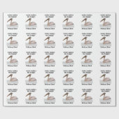 Pelikaanvogel Cadeaupapier (Vlak)