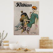 Pelikan 4001 Ink~Theo Matejko~ Berlin Duitsland 19 Poster (Keuken)