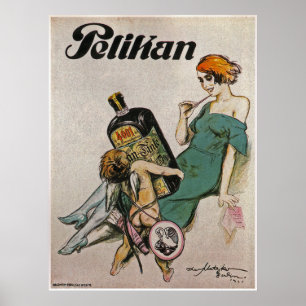 Pelikan 4001 Ink~Theo Matejko~ Berlin Duitsland 19 Poster