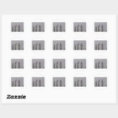 Pelikanen 3 ronde sticker (Vel)