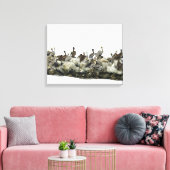 Pelikanen Canvas Afdruk (Insitu (Woonkamer))