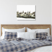 Pelikanen Canvas Afdruk (Insitu (Slaapkamer))