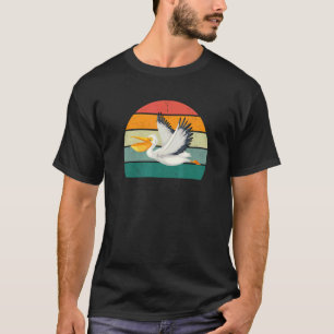 Pelikanen Grote Snavel Pelikaan Snavel Vis Vliegen T-shirt