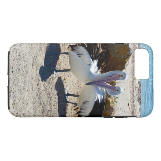 Pelikanen in liefde, Case-Mate iPhone case (Achterkant (Horizontaal))