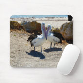 Pelikanen in liefde, muismat (Met muis)