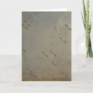 Pelikanen in vlucht kaart