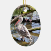 PELIKANEN KERAMISCH ORNAMENT (Achterkant)