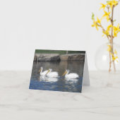 Pelikanen Notecards Kaart (Gele Bloem)