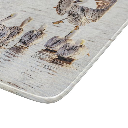 Pelikanen op de snijplank van Bayou (Hoek)