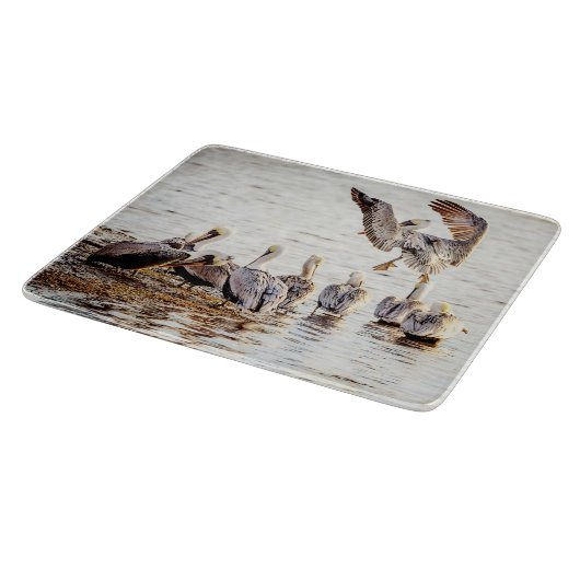 Pelikanen op de snijplank van Bayou (Hoek)