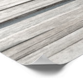 Pelikanen op een pier poster (Hoek)