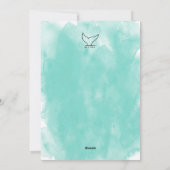 Pelikanen & Palm tropisch strand Kustkerst Feestdagenkaart (Achterkant)