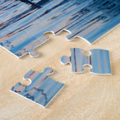 Pelikanen, palmbomen, boten in Florida Keys Legpuzzel (Zijkant)