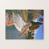 Pelikanen van Florida. kerstcadeautjes Legpuzzel (Horizontaal)