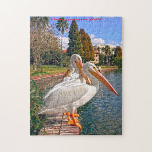 Pelikanen van Florida. kerstcadeautjes Legpuzzel