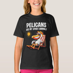 Pelikanen zijn mijn spirituele dieren Funny Pelica T-shirt